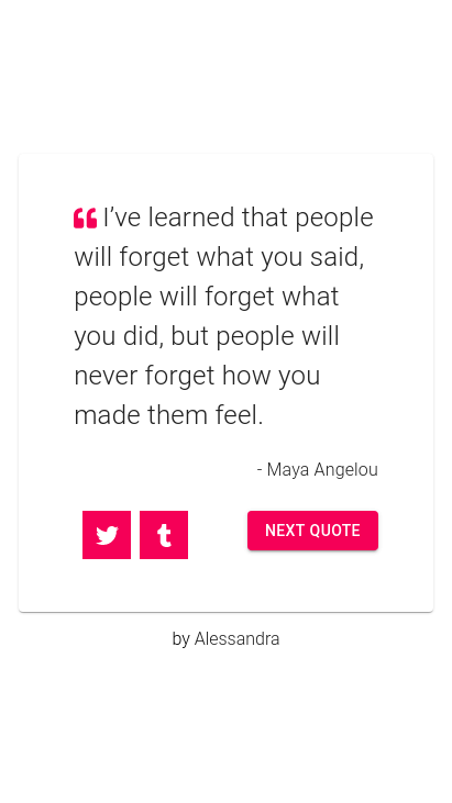 Random Quote Machine